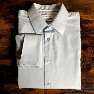 MEN'S CALVIN KLEIN SLIM FIT BUTTON DOWN DRESS SHIRT